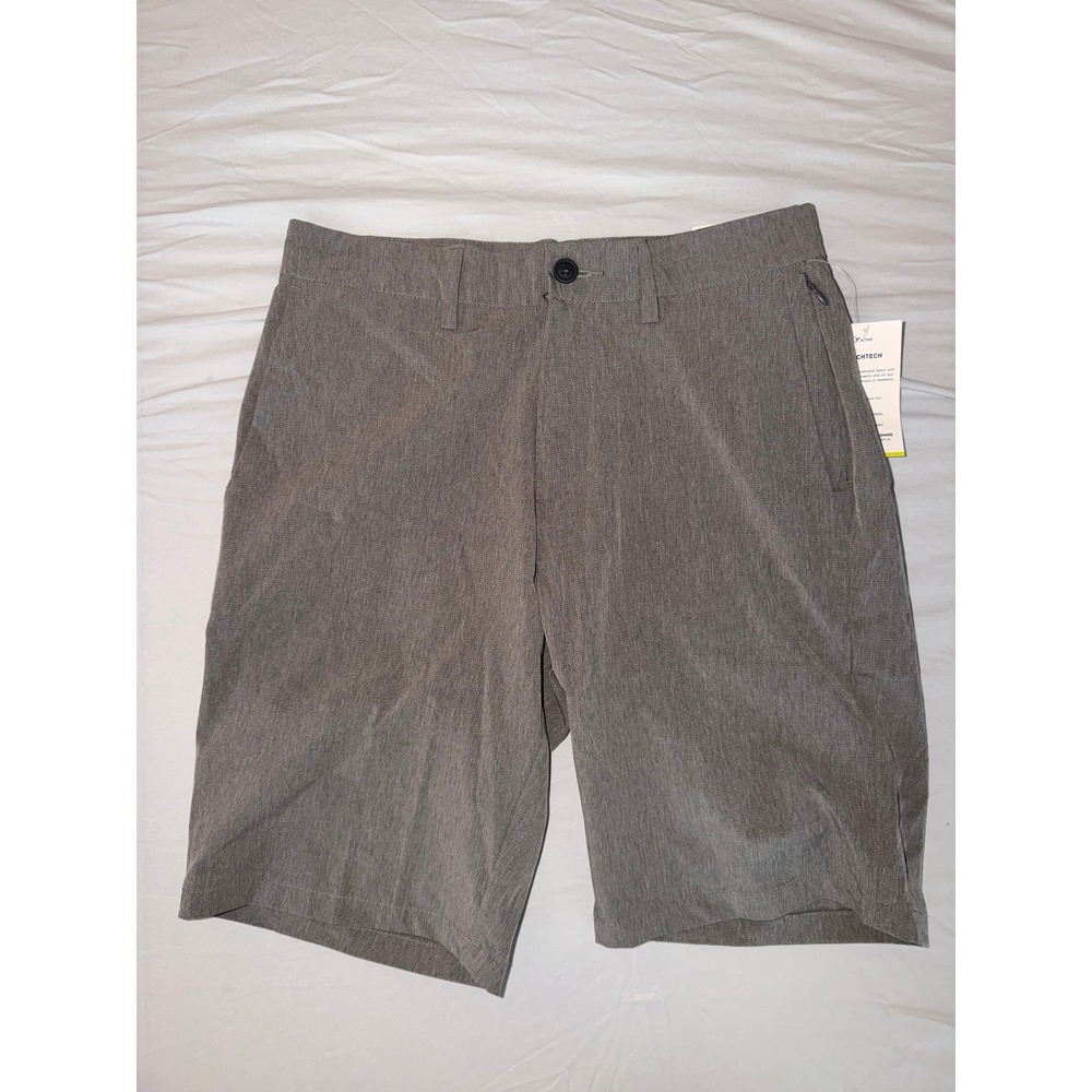 Old Navy Active StretchTech Men Gray Performance Shorts 28 10 Inseam 650989-00-1